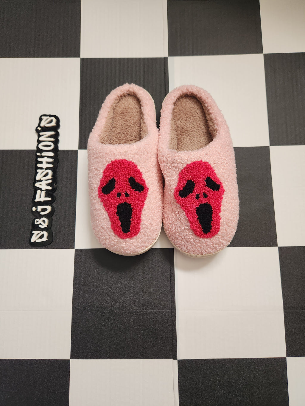 Adult Ghostface House Shoes