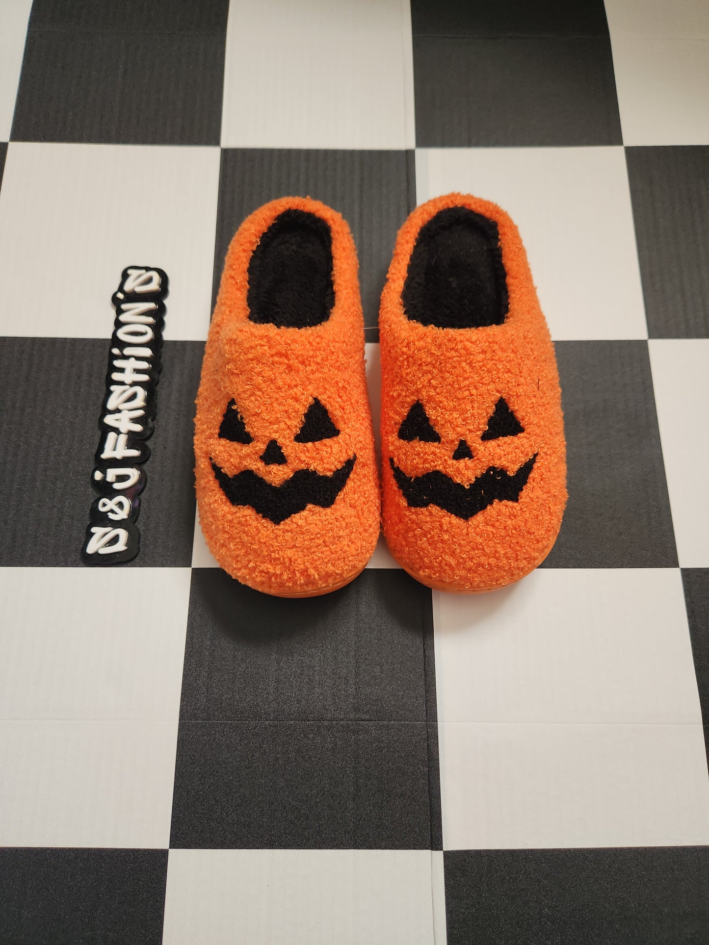 Adult Pumpkin House Shoes