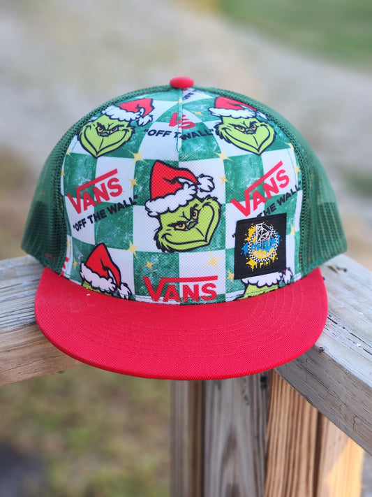 Grinch Christmas Snapback Hat RTS