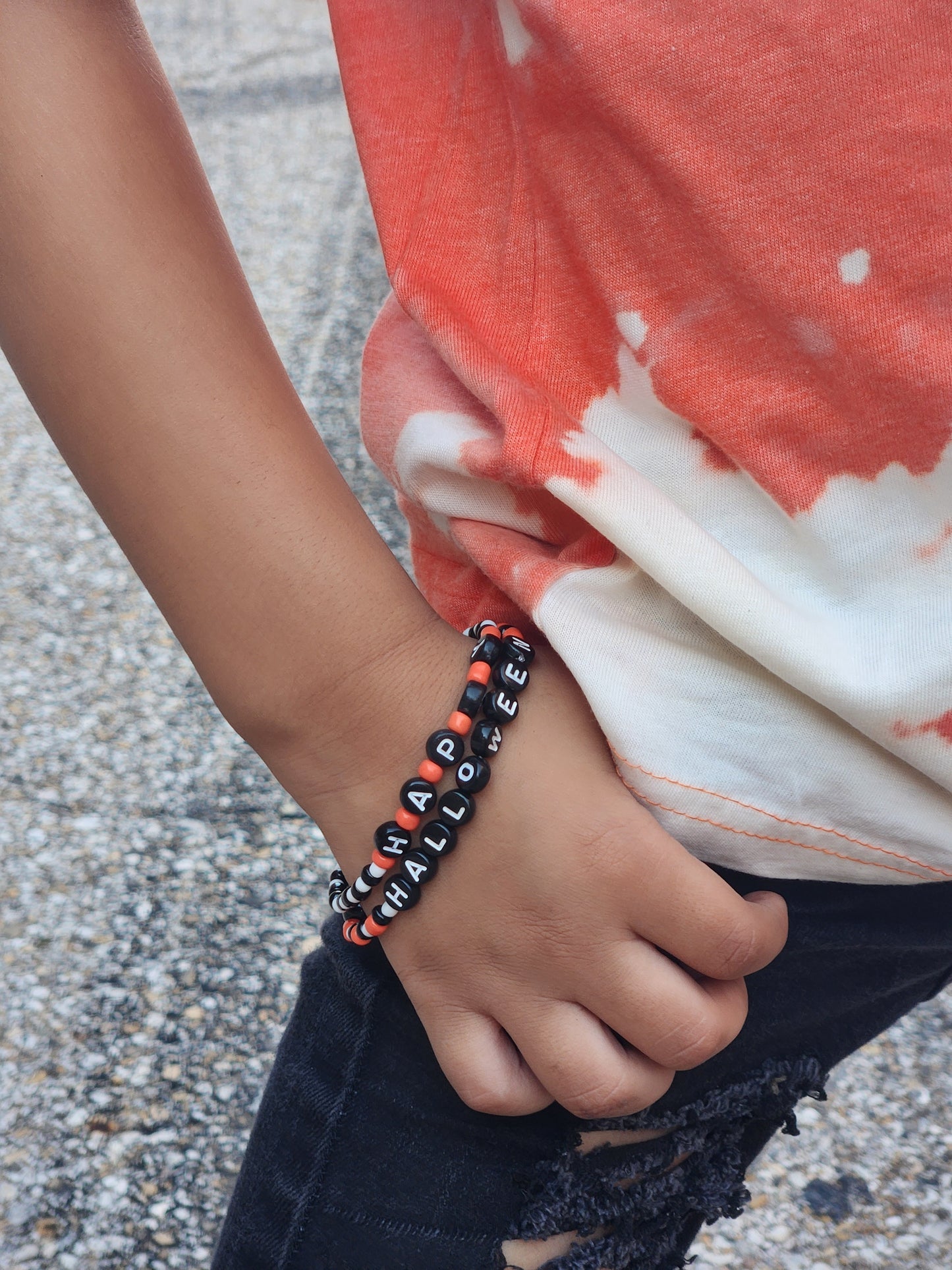 Happy Halloween Bracelets Set of 2 Halloween