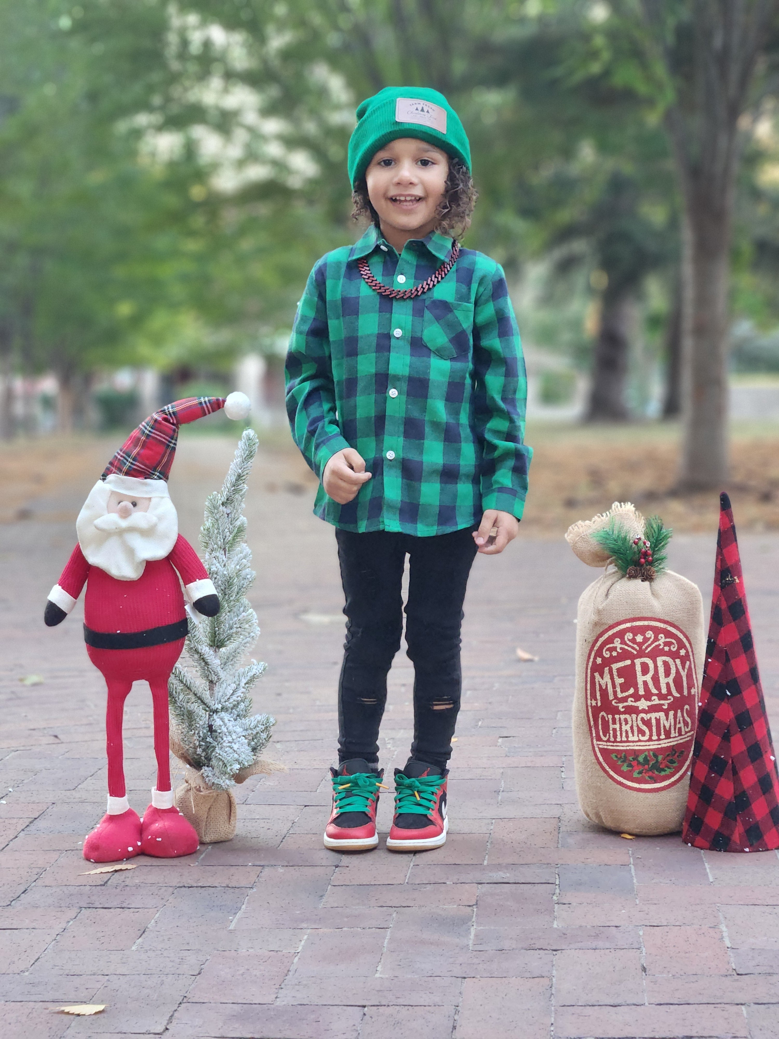 Buffalo Patch Flannel Christmas