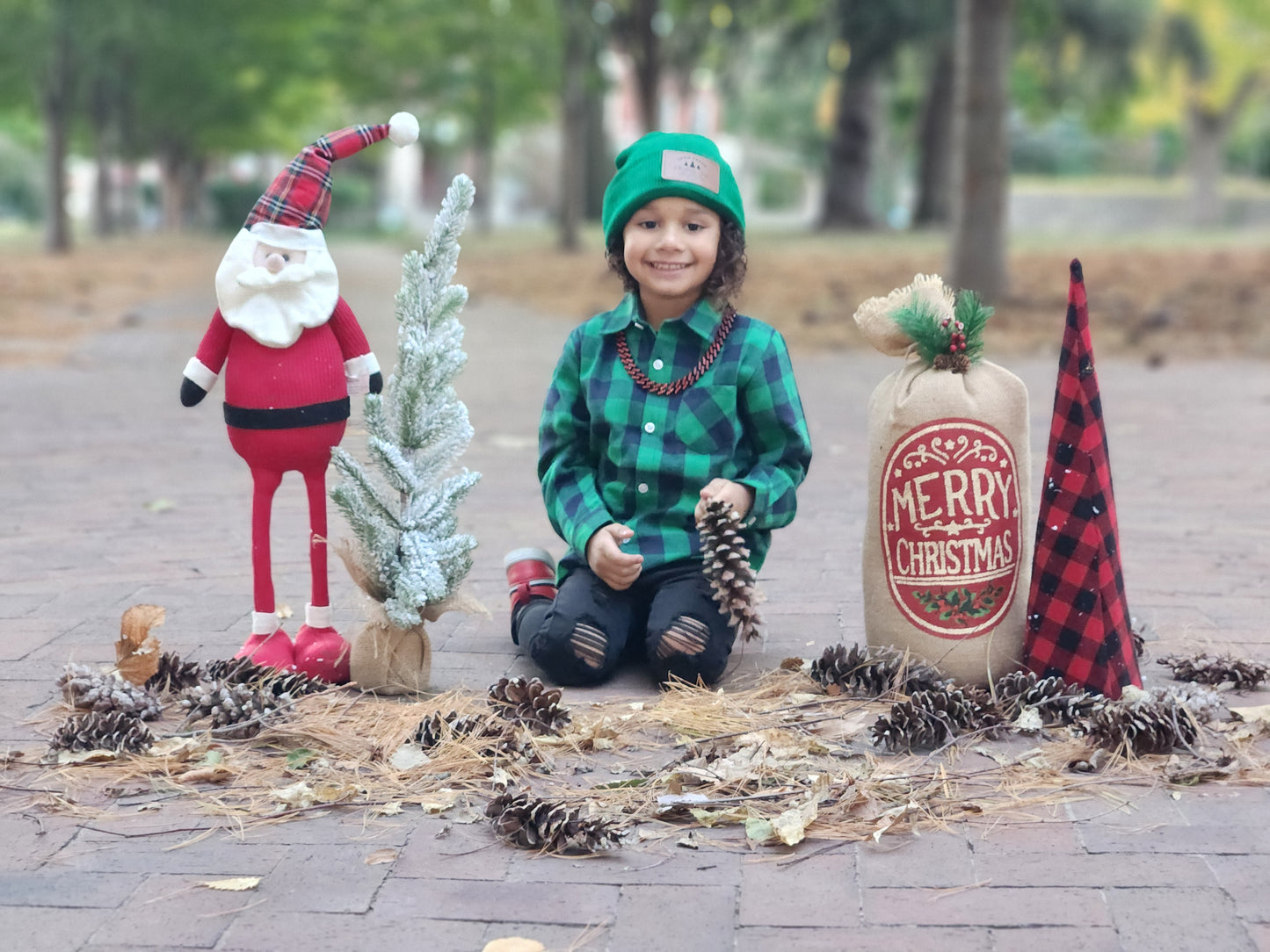 Buffalo Patch Flannel Christmas