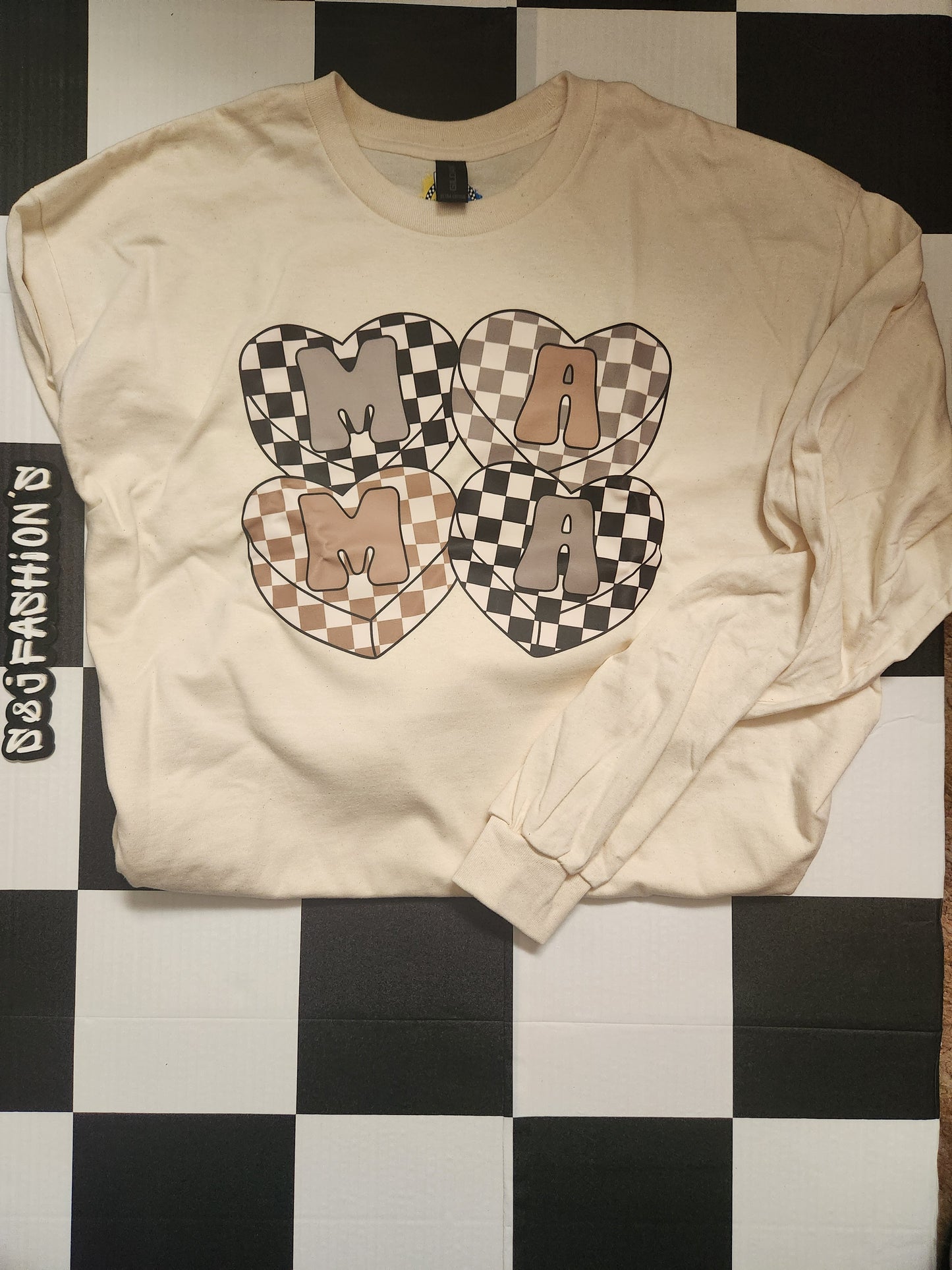 Checker Mama Ladies Shirt