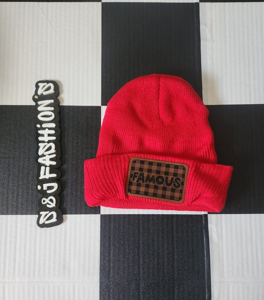 Name Christmas Patch Beanie