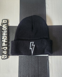 Light Bolt Patch Beanie