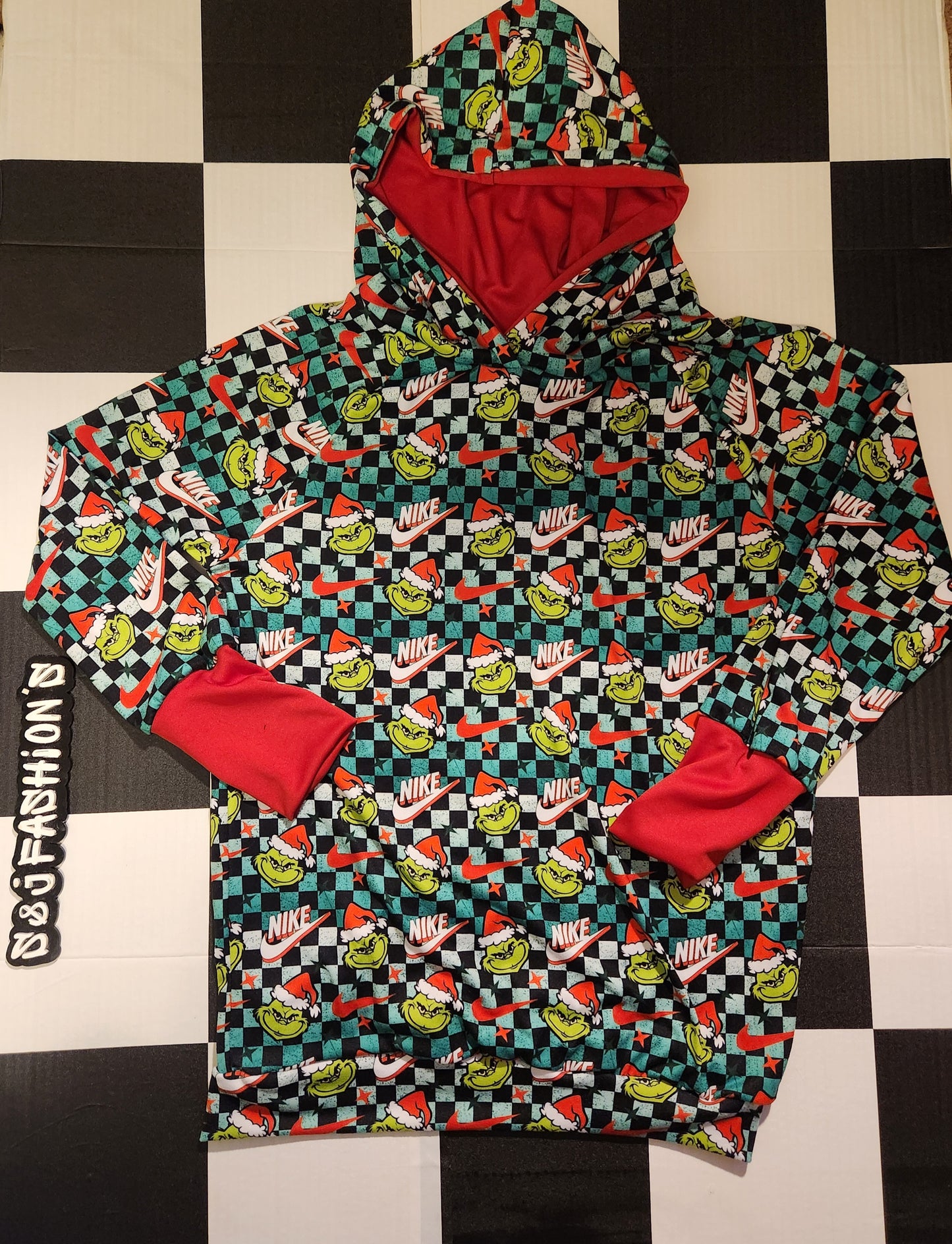 Nike Grinch Christmas Handmade
