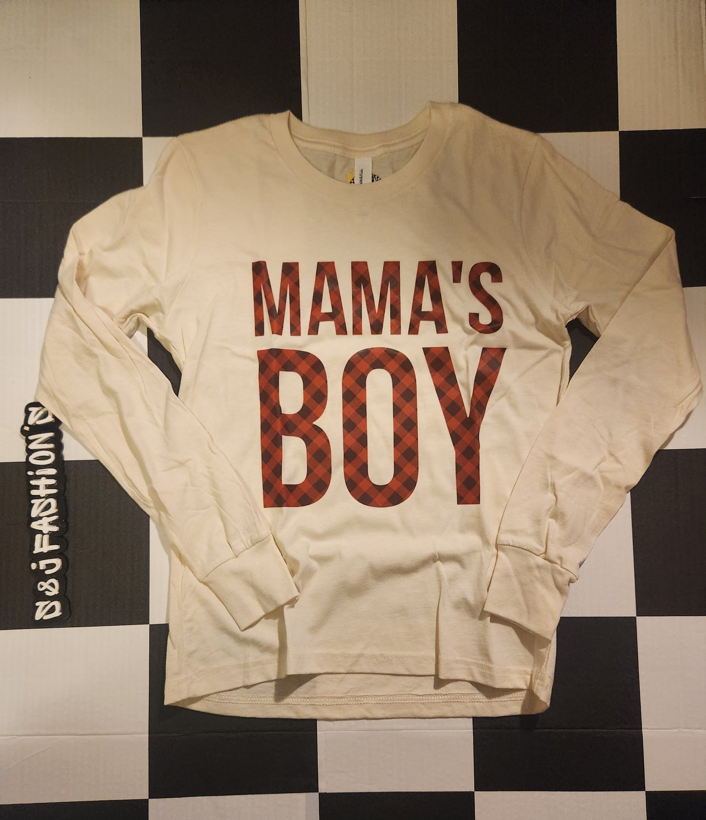 Mama's Boy Christmas Boys Shirt