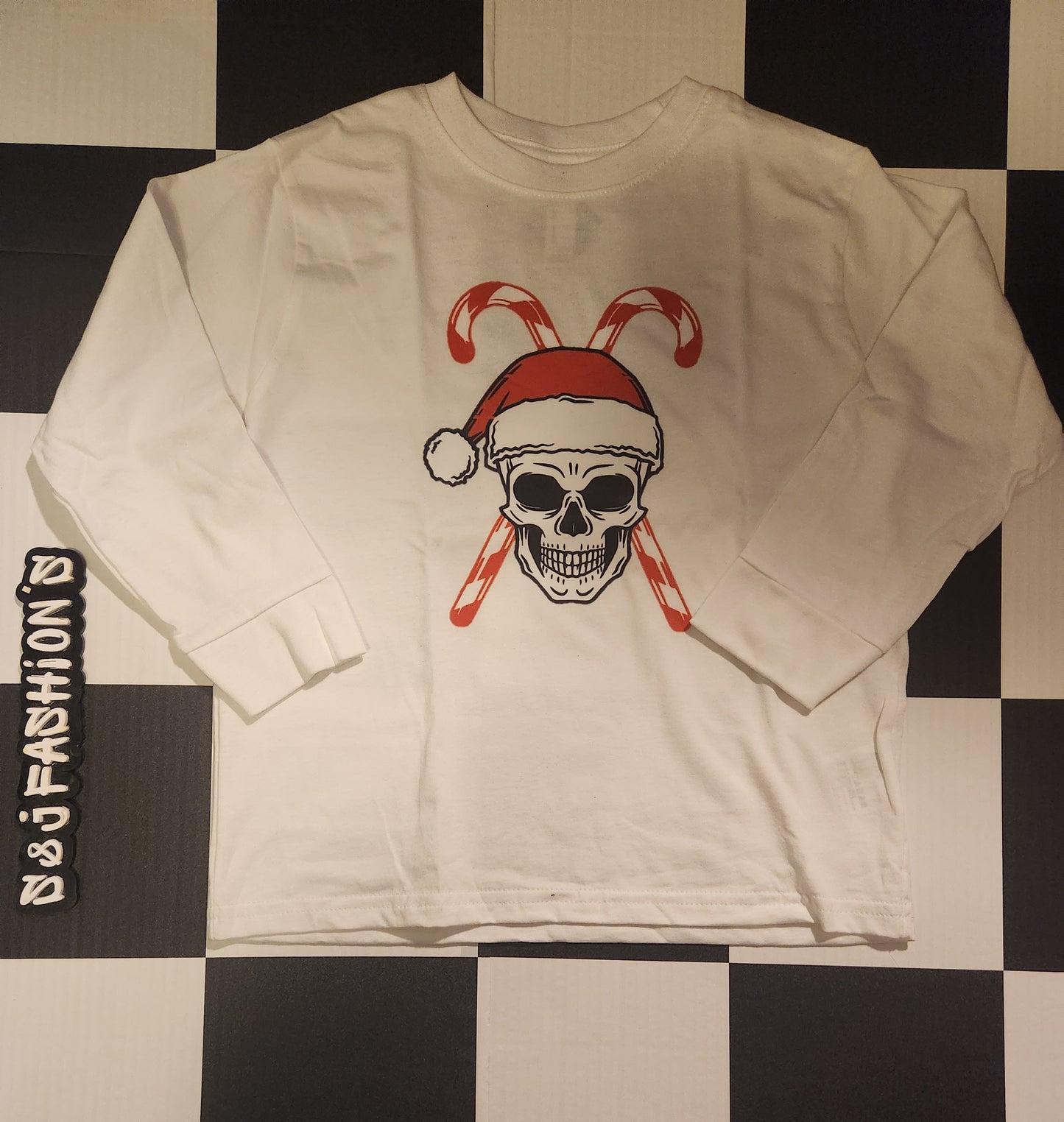 Christmas Skull Boys Shirt Girls Shirt