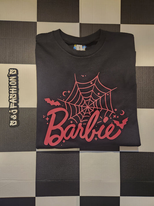 Barbie Halloween Girls Shirt Ladies