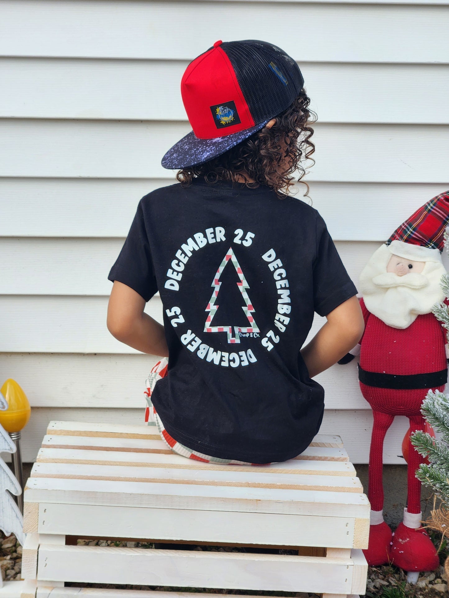 Red Christmas Snapback Hat RTS