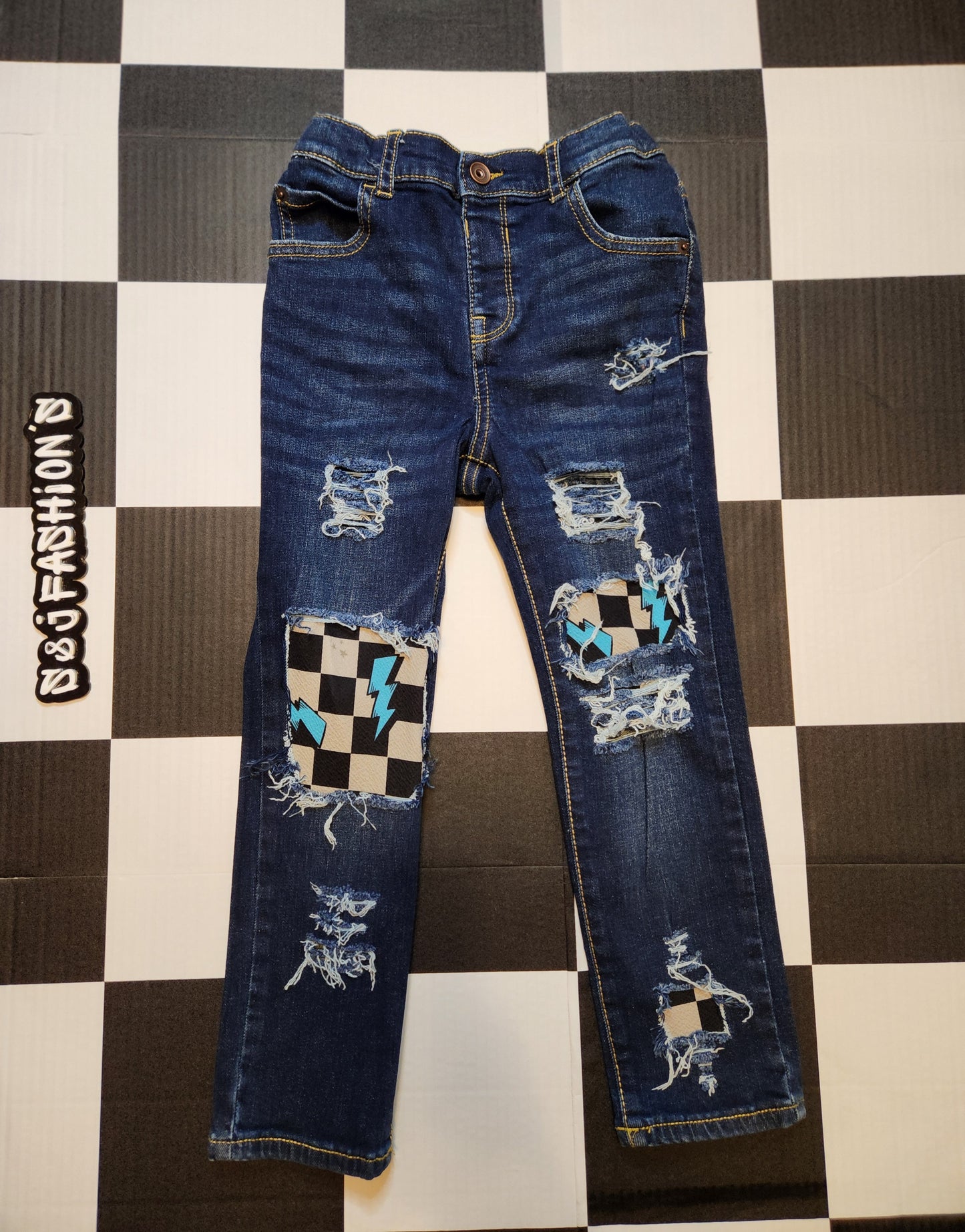 Bolts Boys Distressed Jeans Girls Distressed Jeans