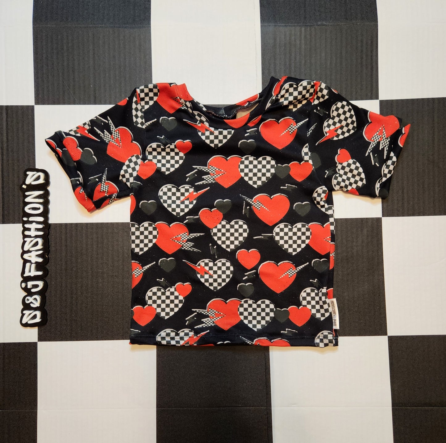 Checker Hearts Valentines Handmade