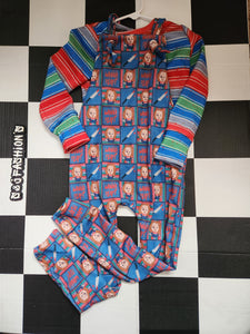 Chucky Halloween outfit 4t RTS