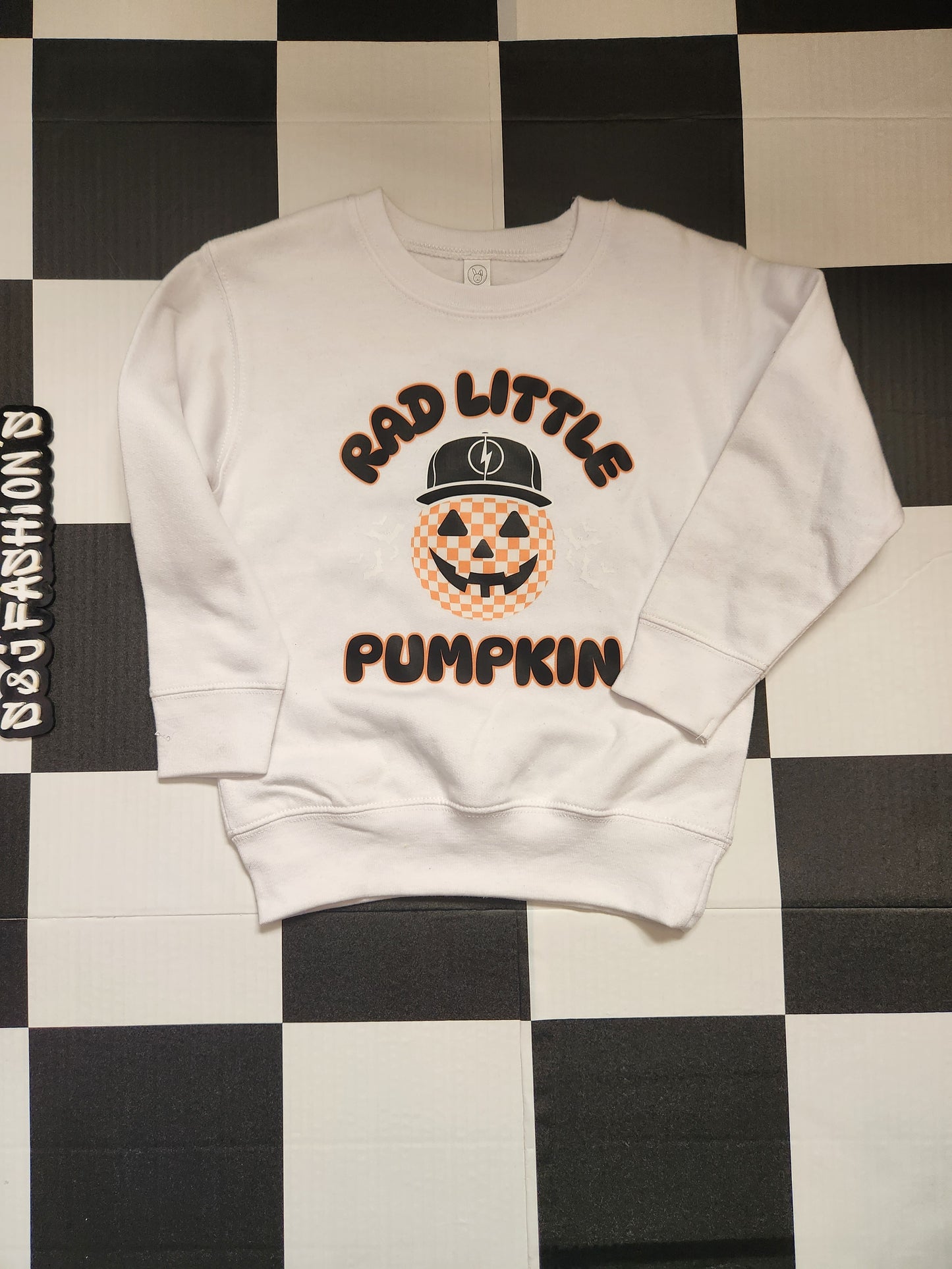 Rad Little Pumpkin Halloween Shirt 4t RTS