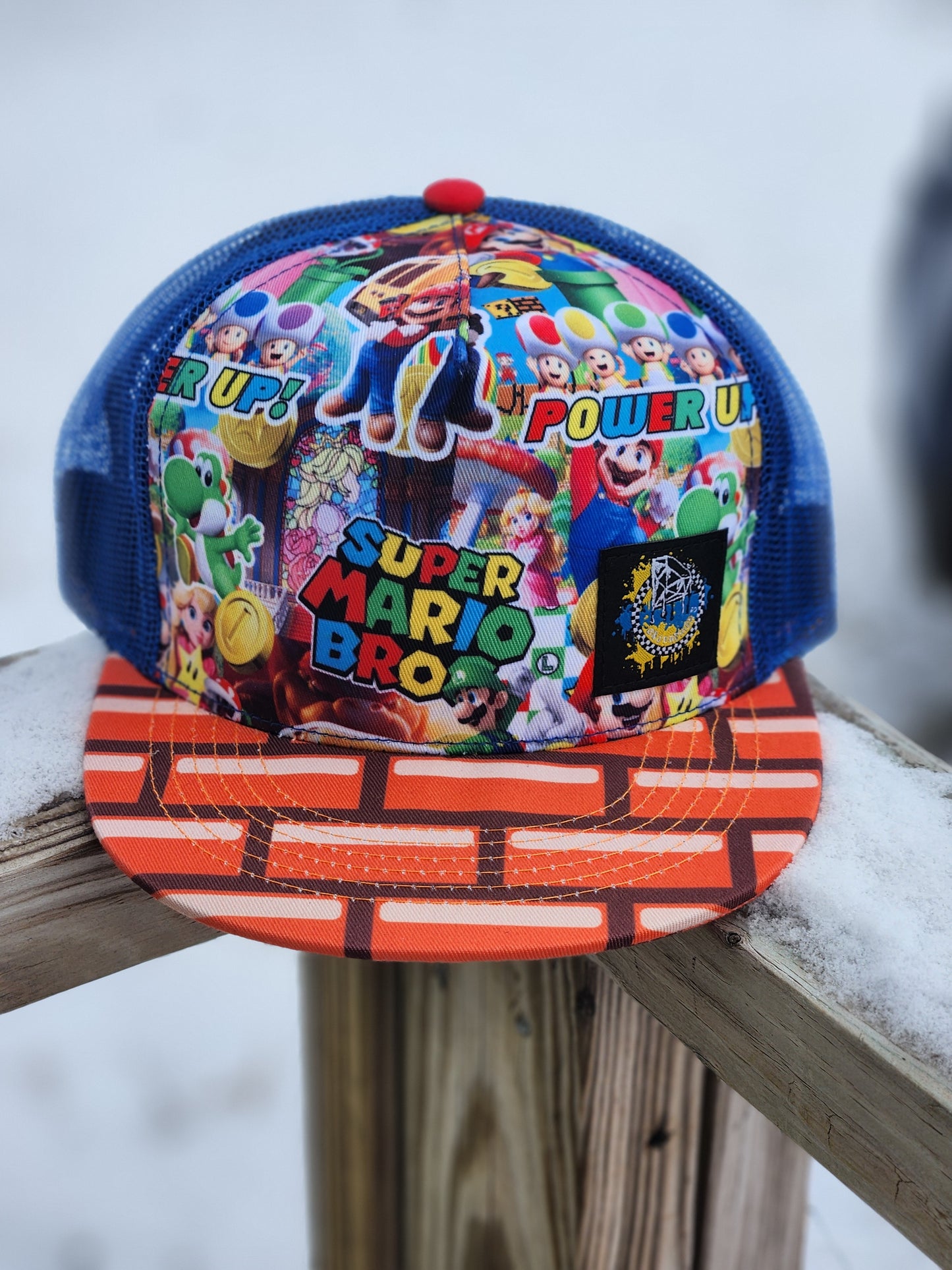 Mario Trucker Snapback Hat RTS