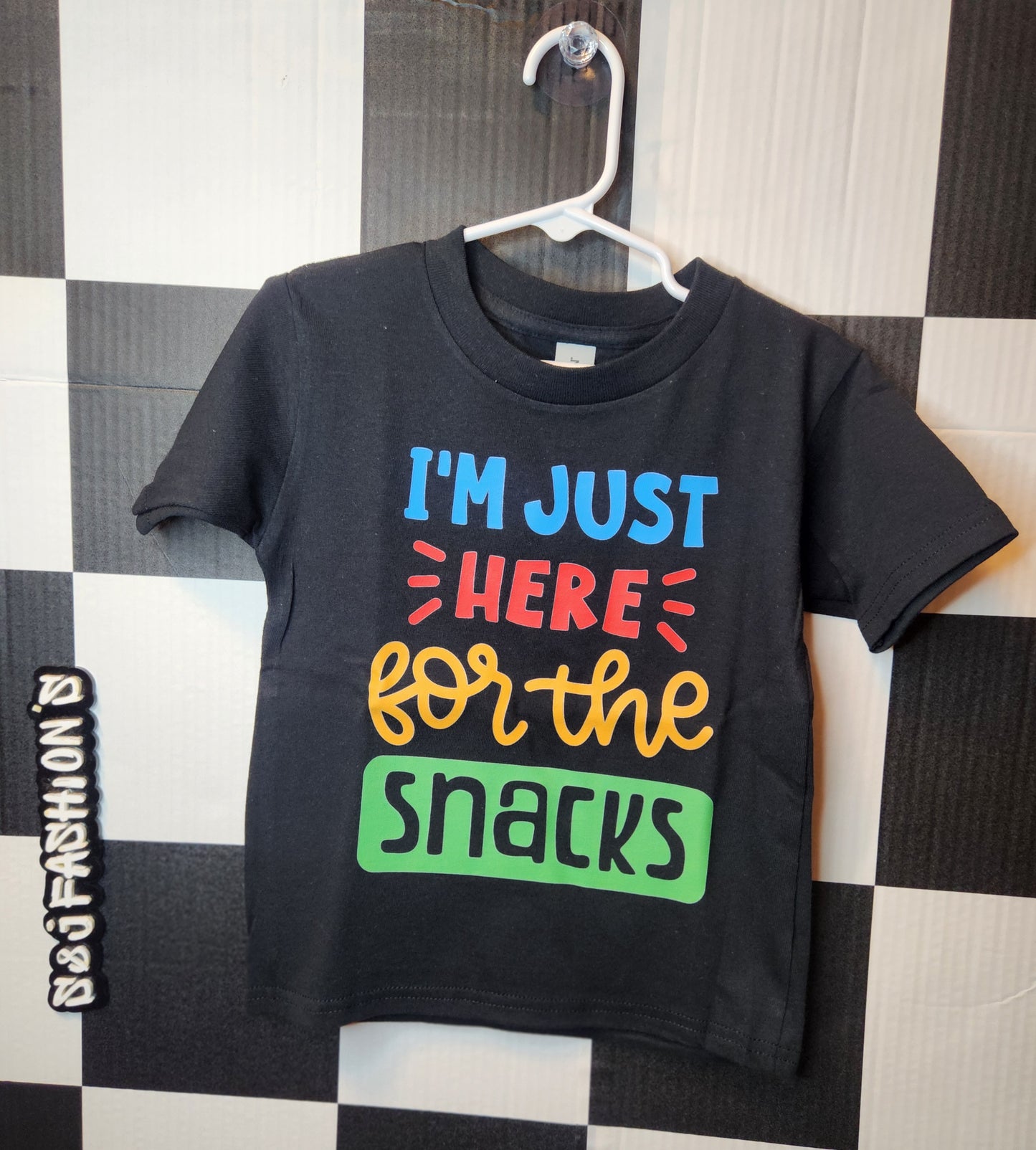 I'm just here for the snacks Boys Shirt Girls Shirt