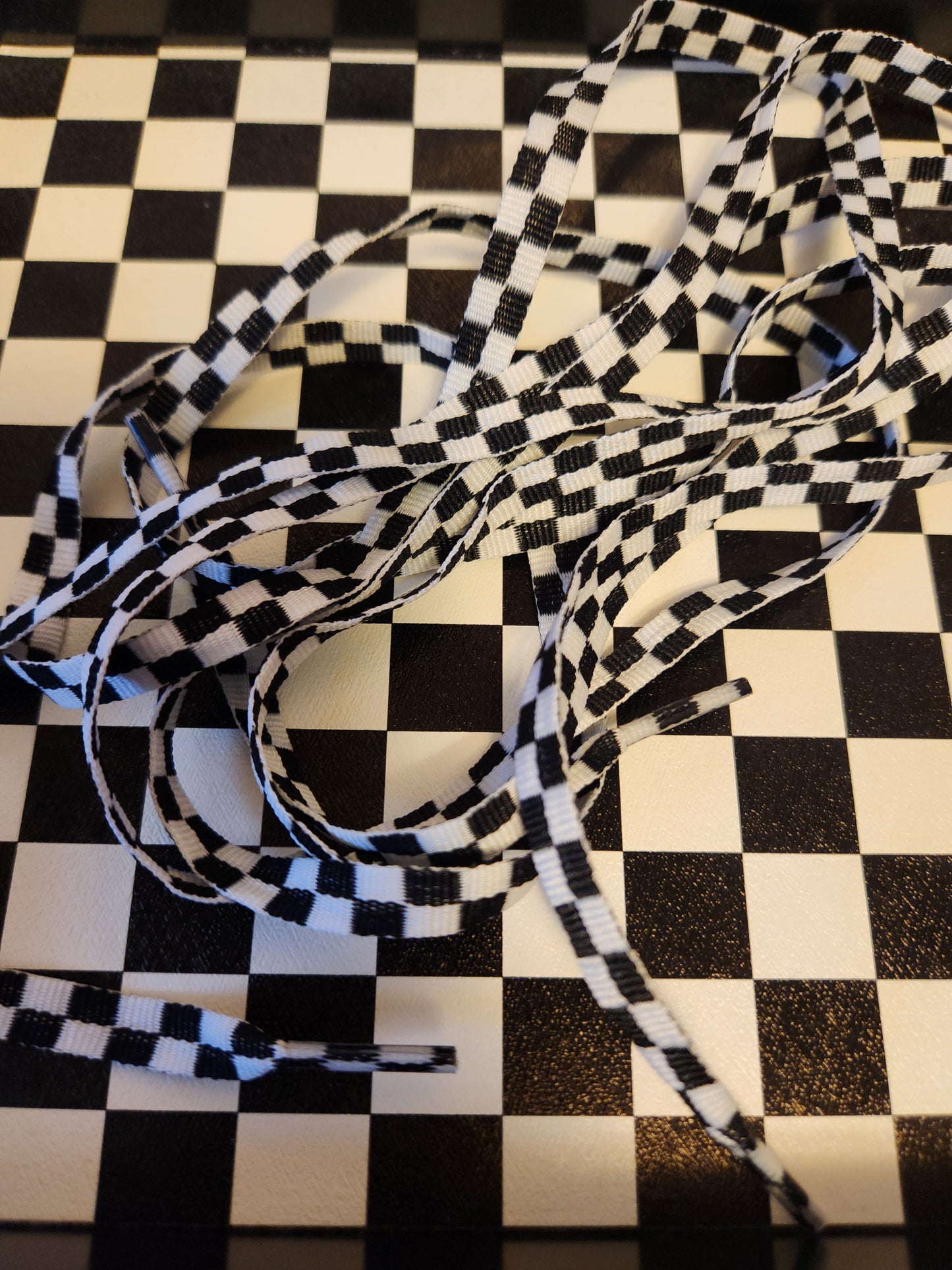 Checker Shoe Strings