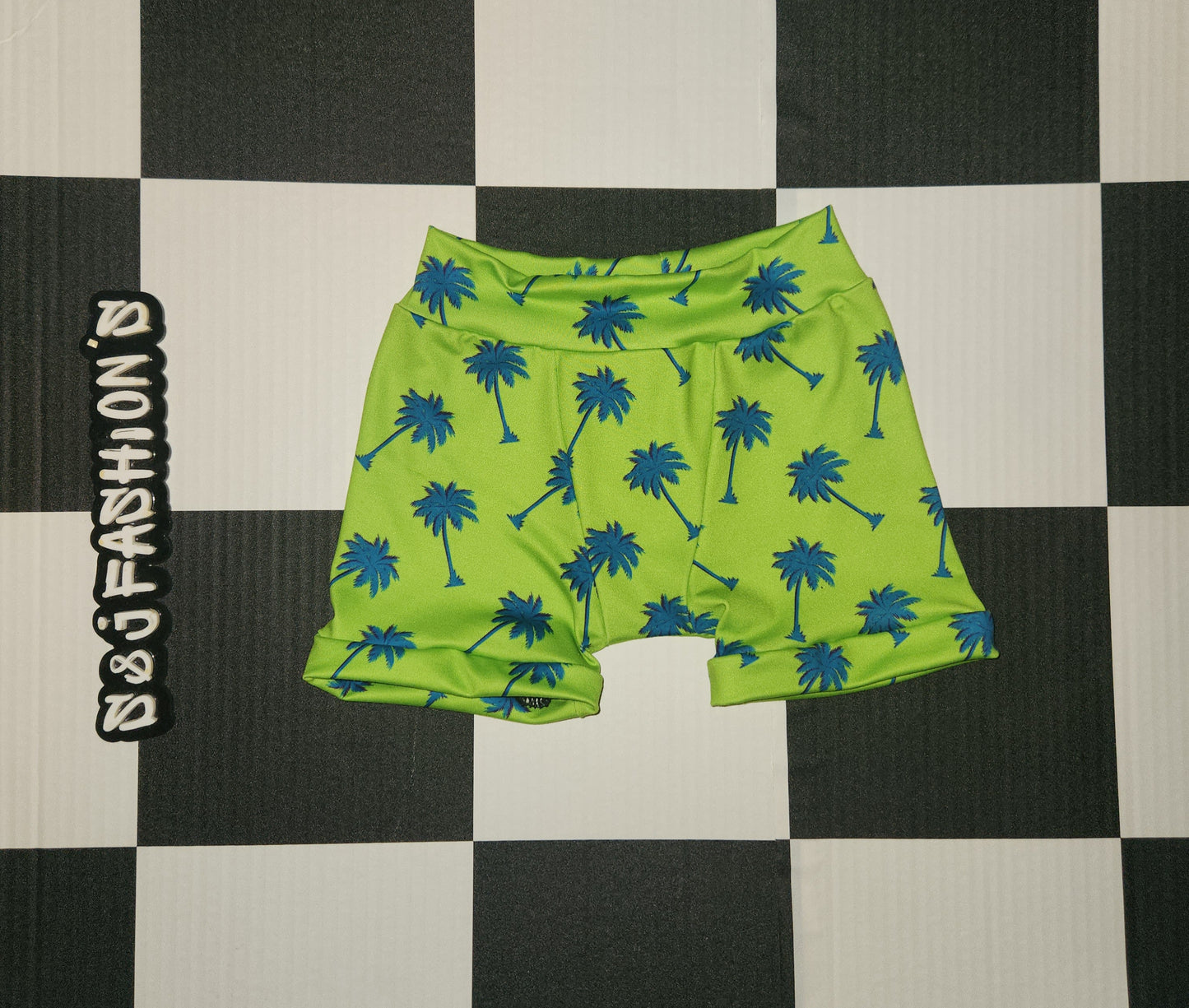 Neon Palm Trees Handmade Summer