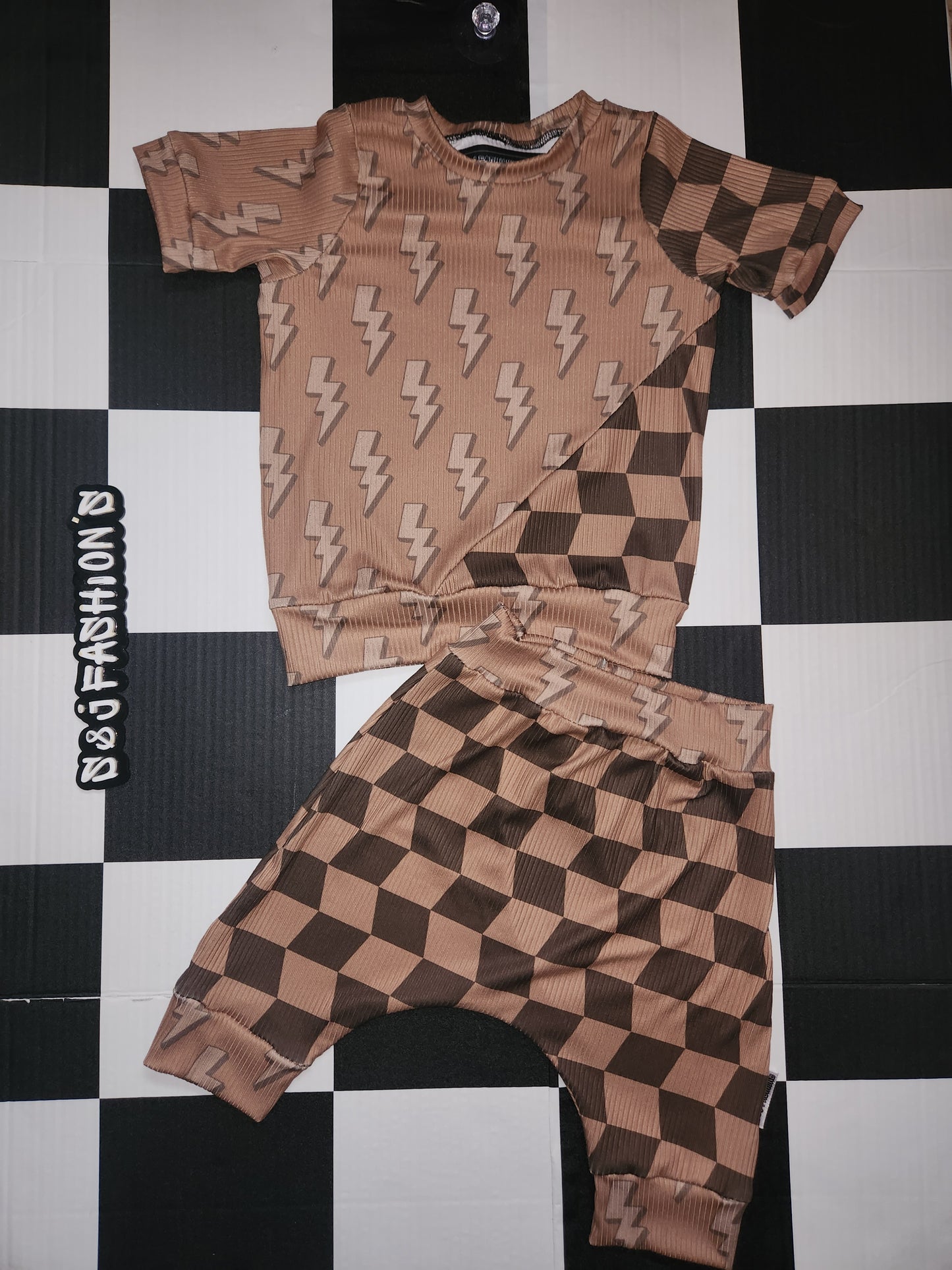 Coco Summer Wavy Checker Handmade