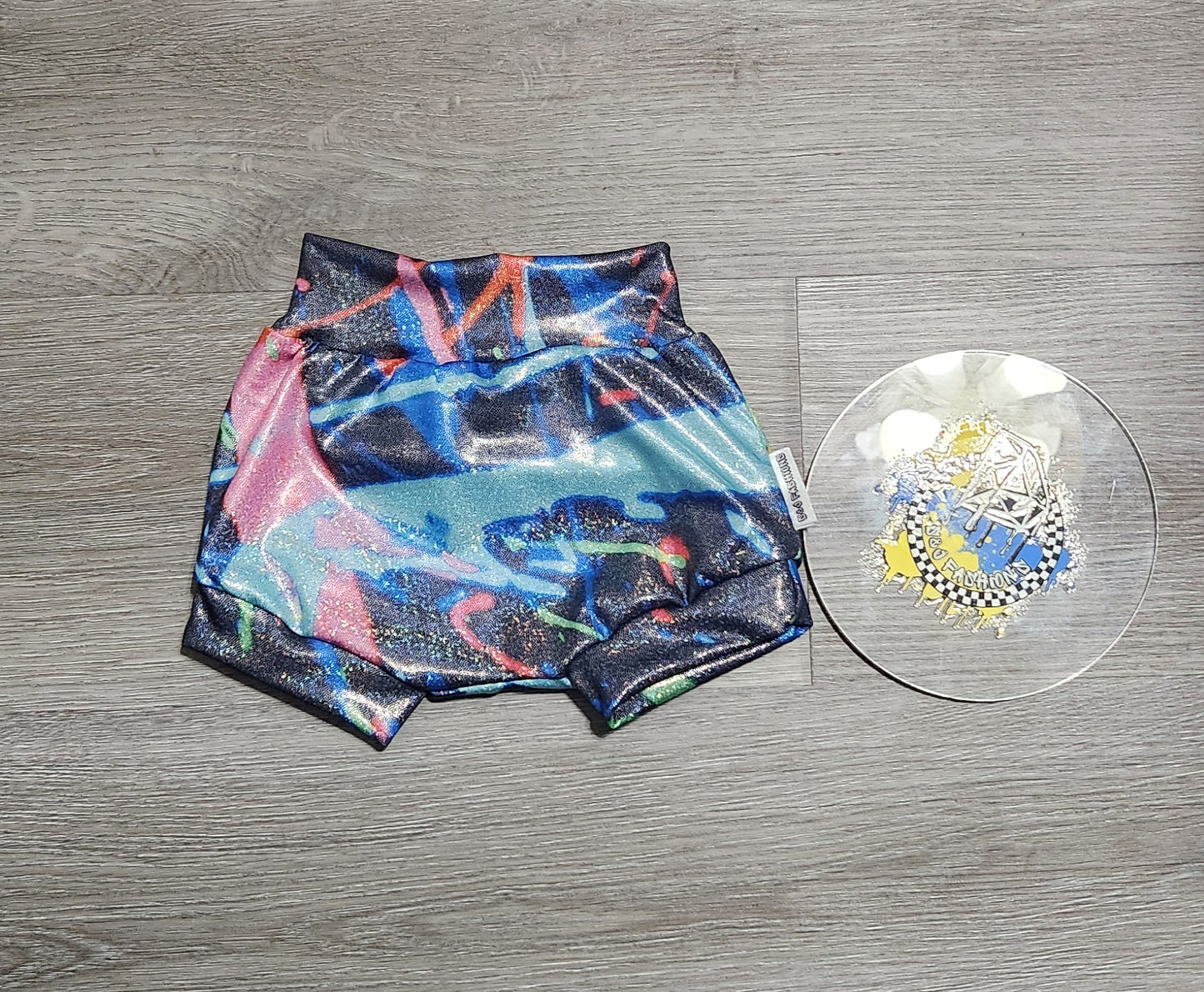 Neon Paint Splatter Handmade