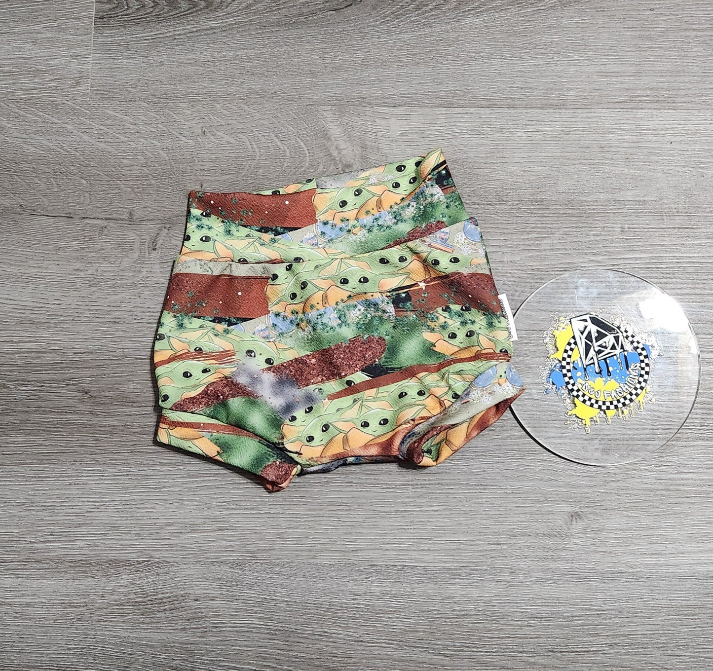 Baby Yoda Brushstroke Handmade