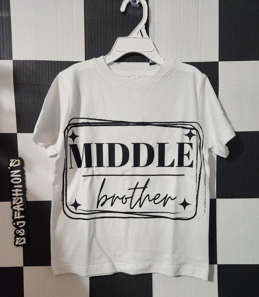 Middle Brother Boys Shirt