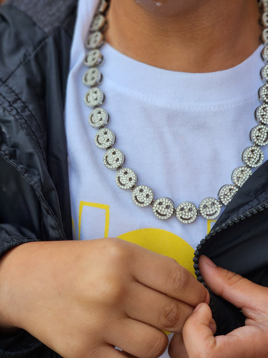 Smiley Face Bling Chain