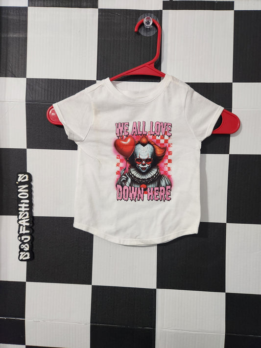 Pennywise Valentine's Shirt 2t RTS