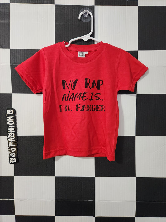 Rap Name Shirt 2t RTS