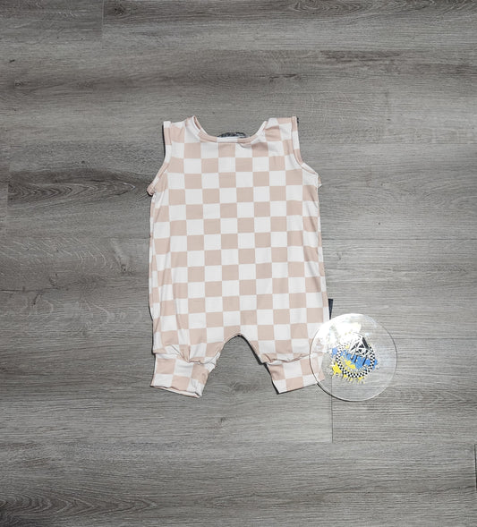 Light Tan Checker Handmade
