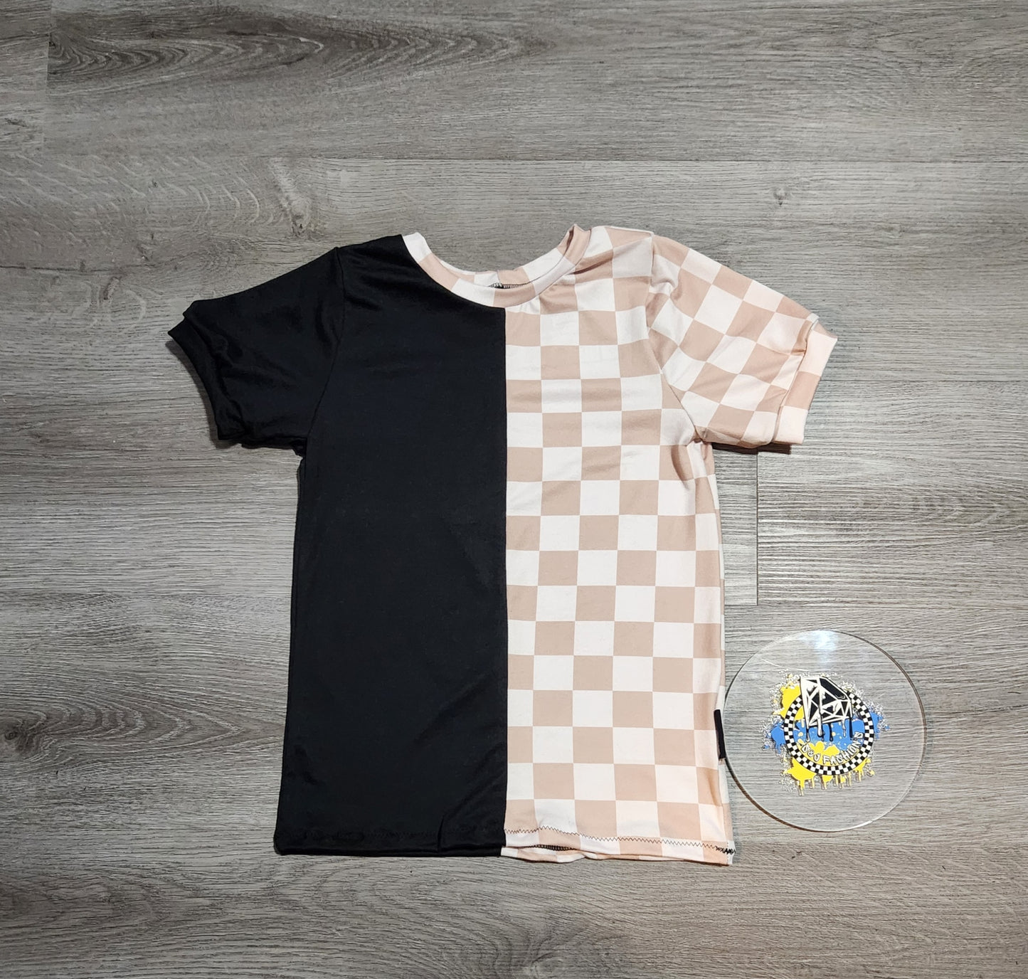 Light Tan Checker Handmade