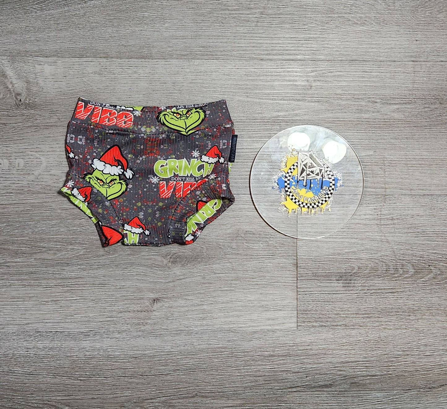 Grinch Vibes Christmas Handmade
