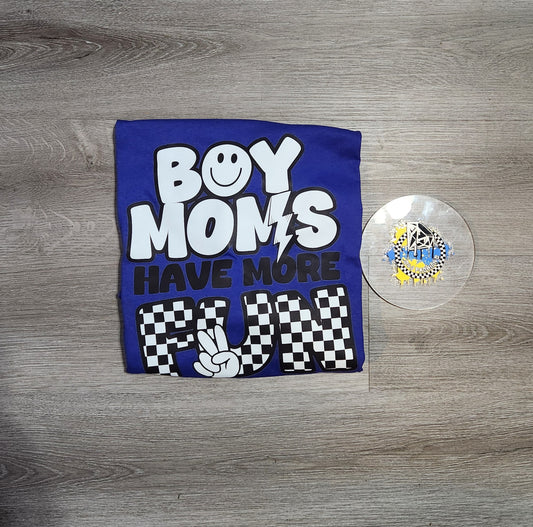 Boy Moms Have More Fun Ladies Shirt