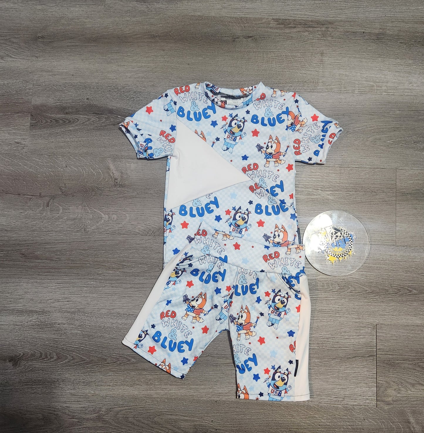 Red White & Bluey 4th of July Handmade