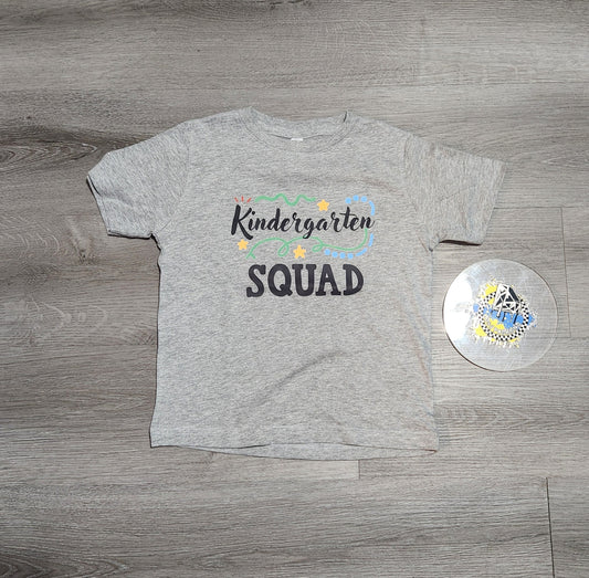 Kindergarten Squad Boys Shirt Girls Shirt Back to School