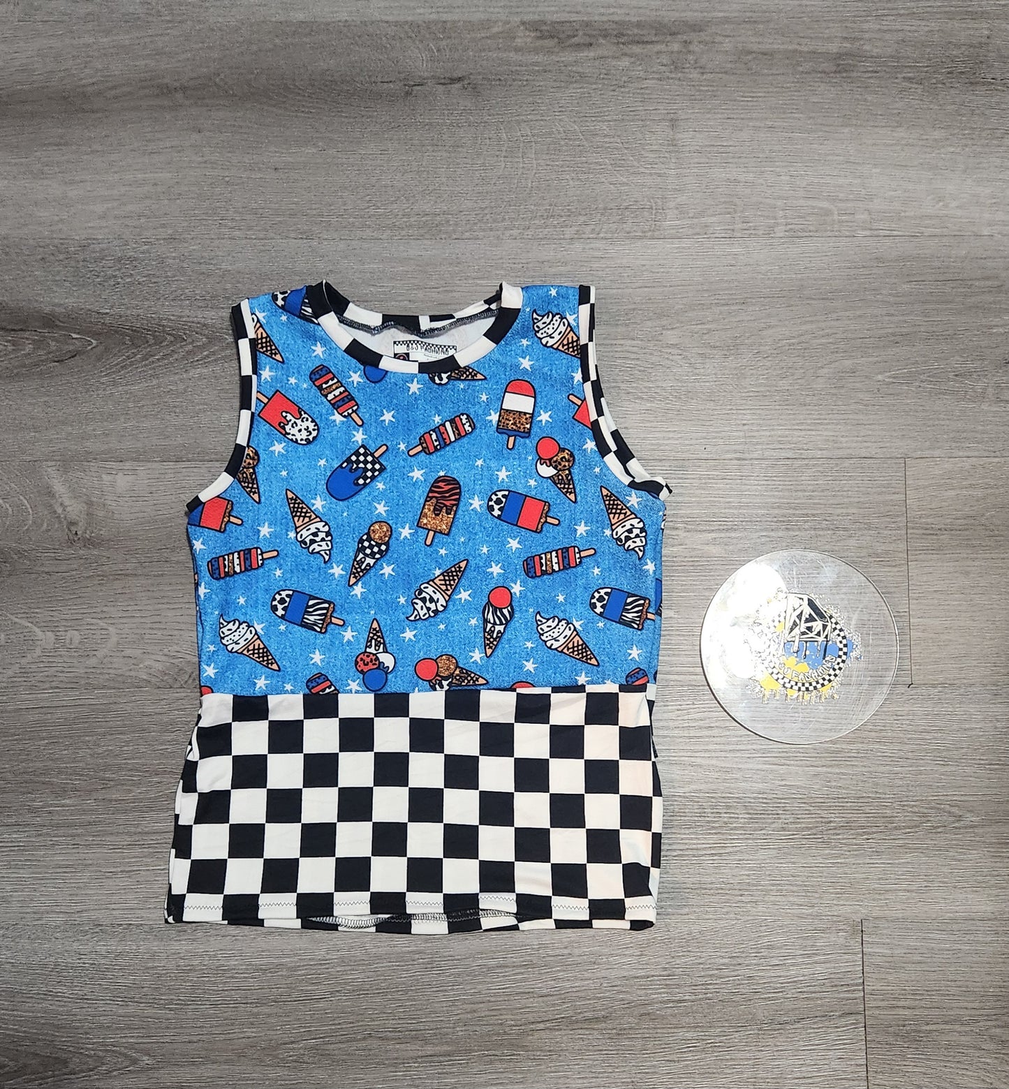 Ice Cream 4th of July Handmade