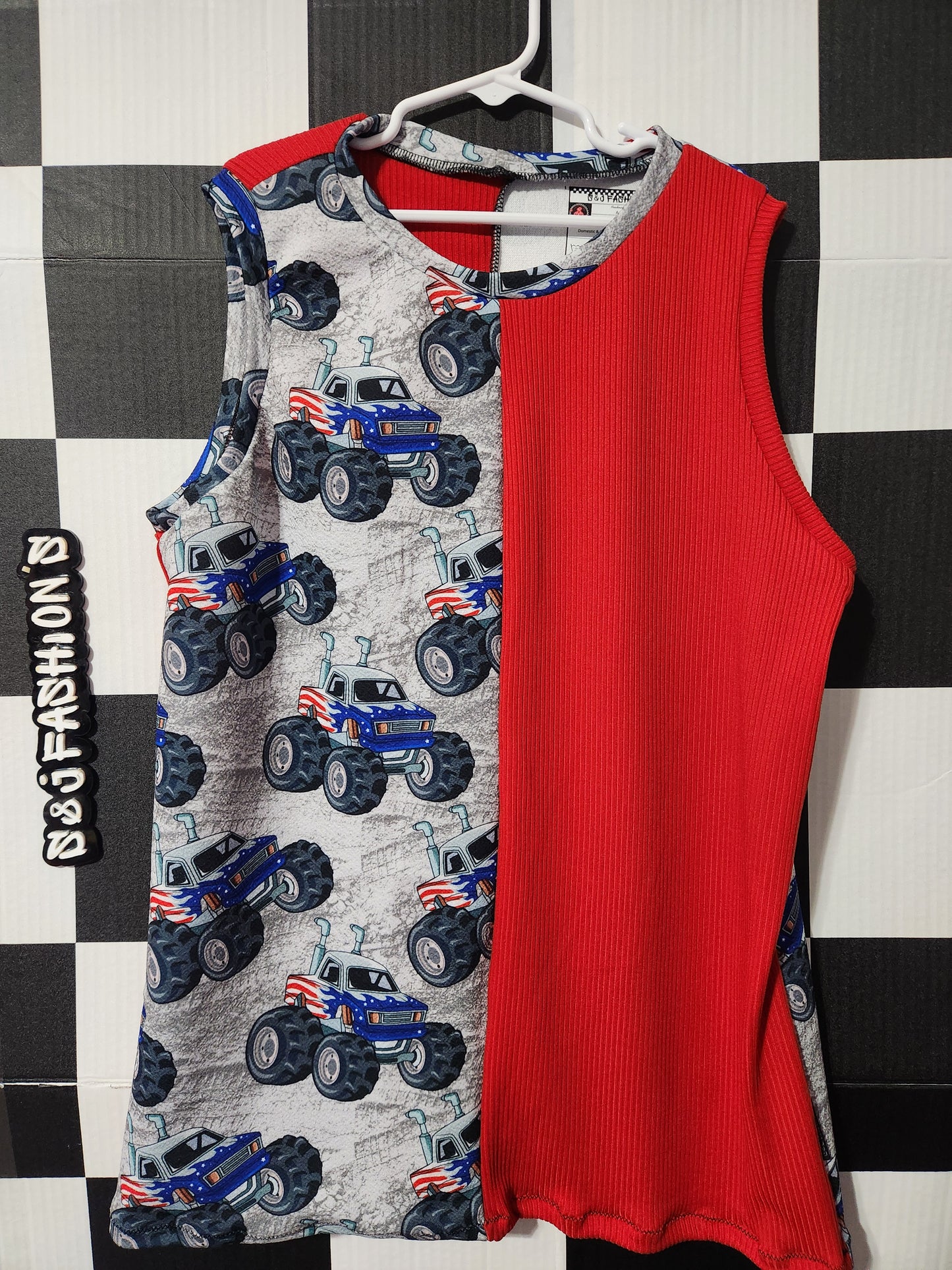 Monster Trucks 4th of July Handmade