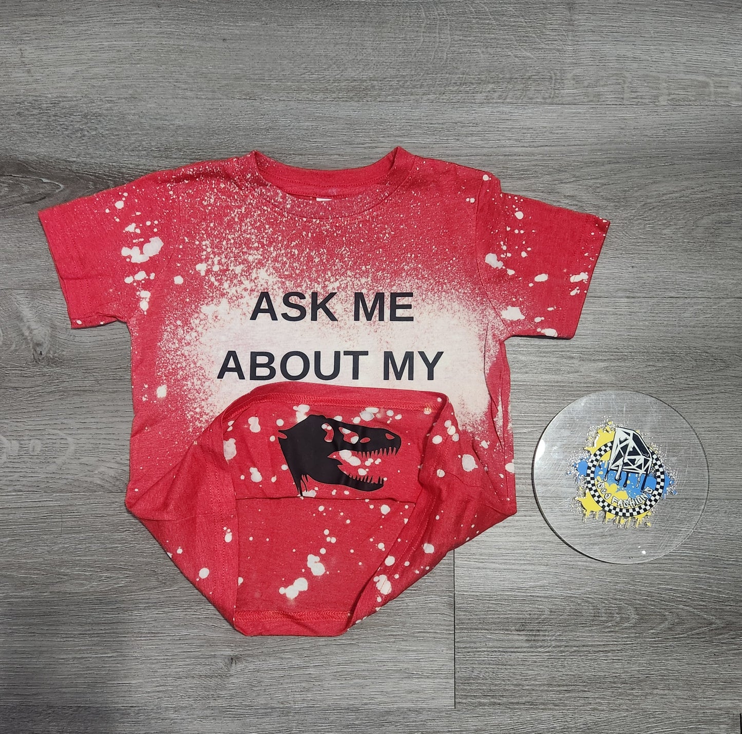 Ask Me About My T Rex Boys Shirt Girls Shirt