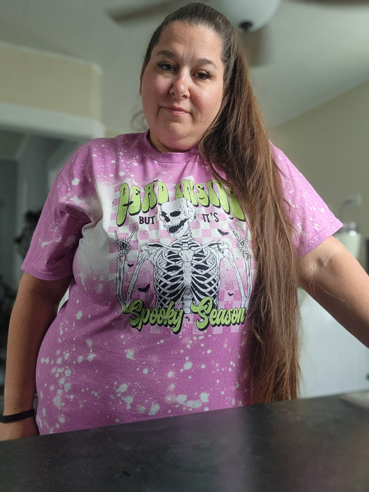 Dead Inside But Its Spooky Season Ladies Shirt Girls Shirt Mens Shirt Boys Shirt