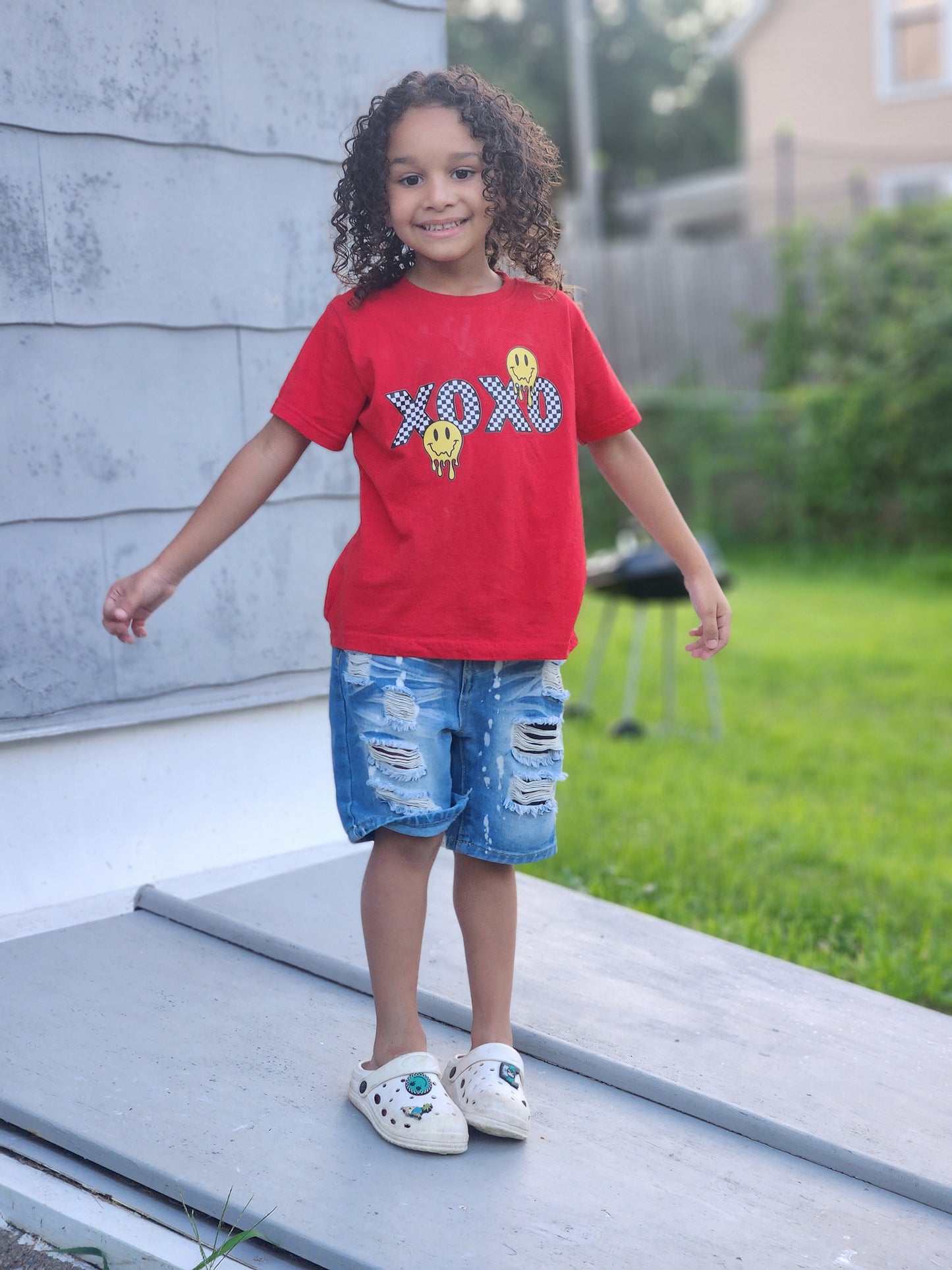 Xoxo Checker Valentine's Ladies Shirt Girls Shirt Boys Shirt Men's Shirt