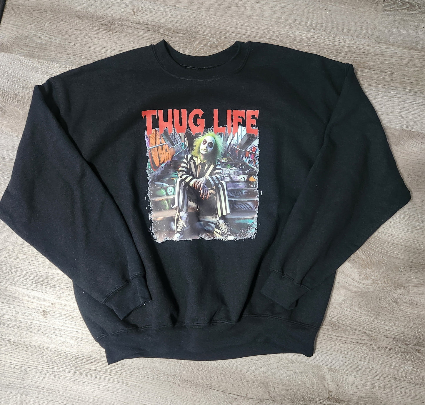 Thug Life Beetlejuice Sweater RTS XL