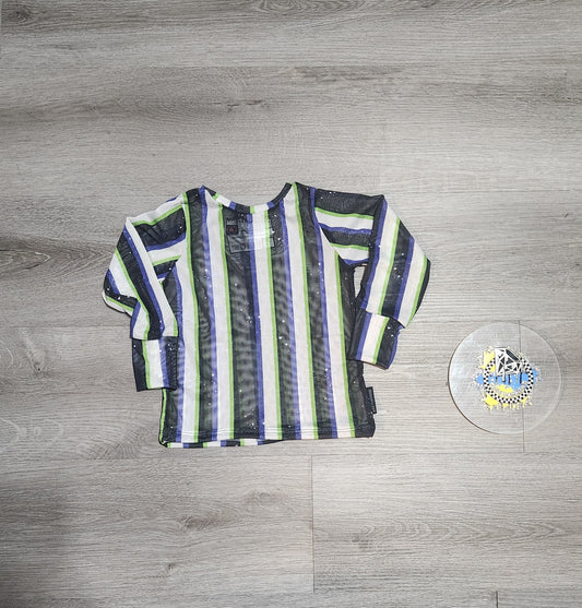 Beetlejuice Stripes Halloween Handmade
