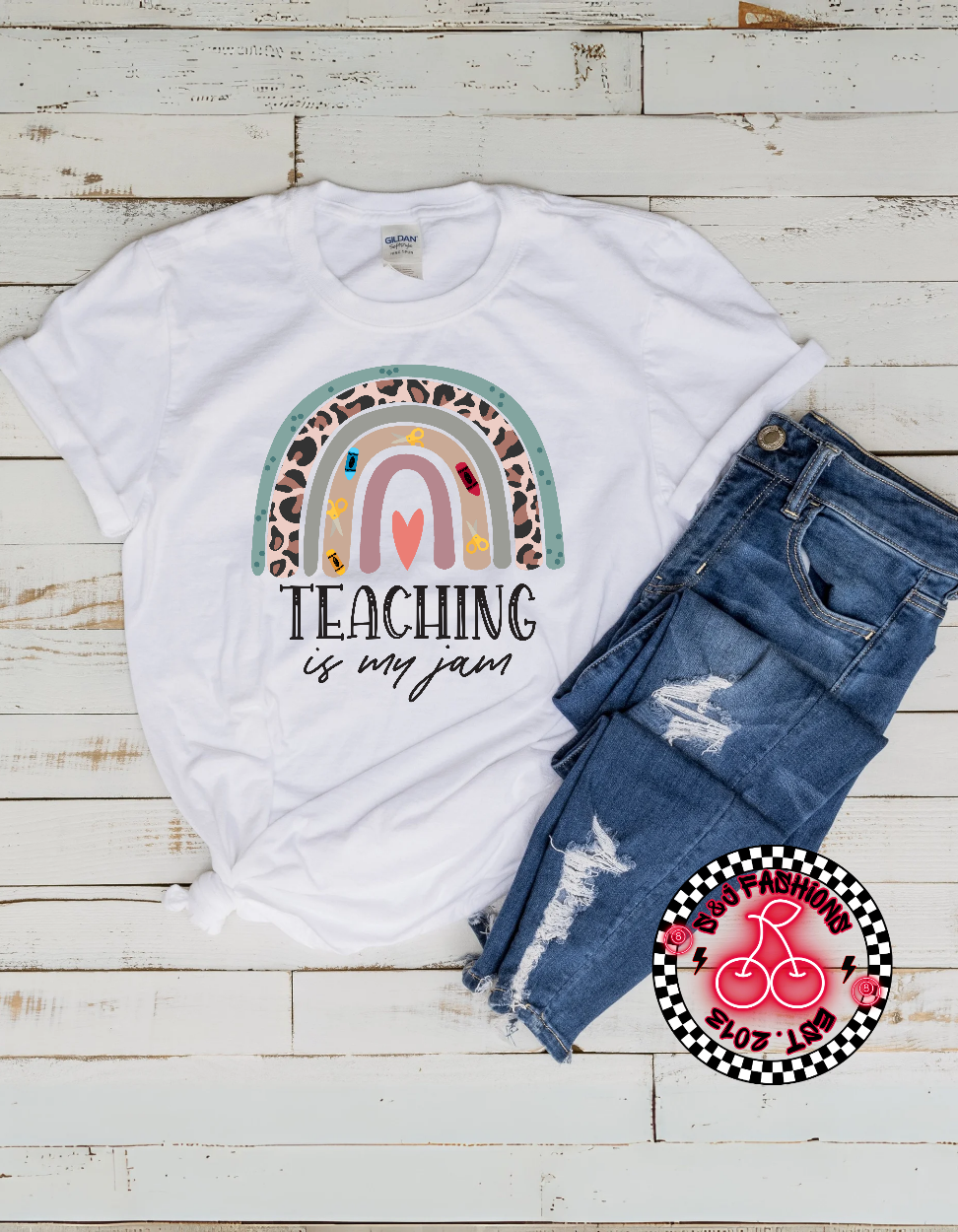 Teaching is my jam Ladies Shirt School