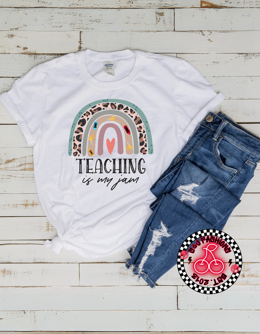 Teaching is my jam Ladies Shirt School