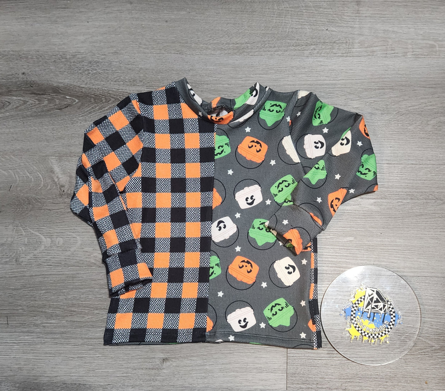 Plaid Checker Halloween Handmade