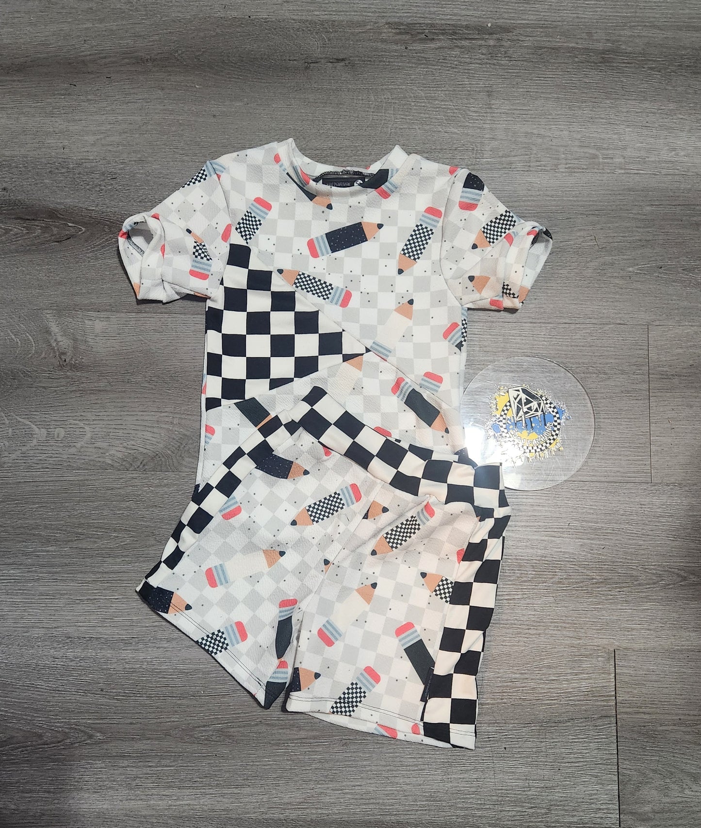 Checker Pencil Back to School Handmade