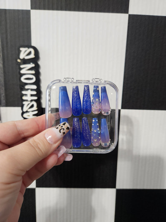 Blue Skye Long Nails