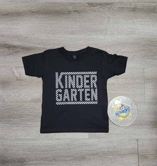 Checker Kindergarten Boys Shirt Girls Shirt Back to School