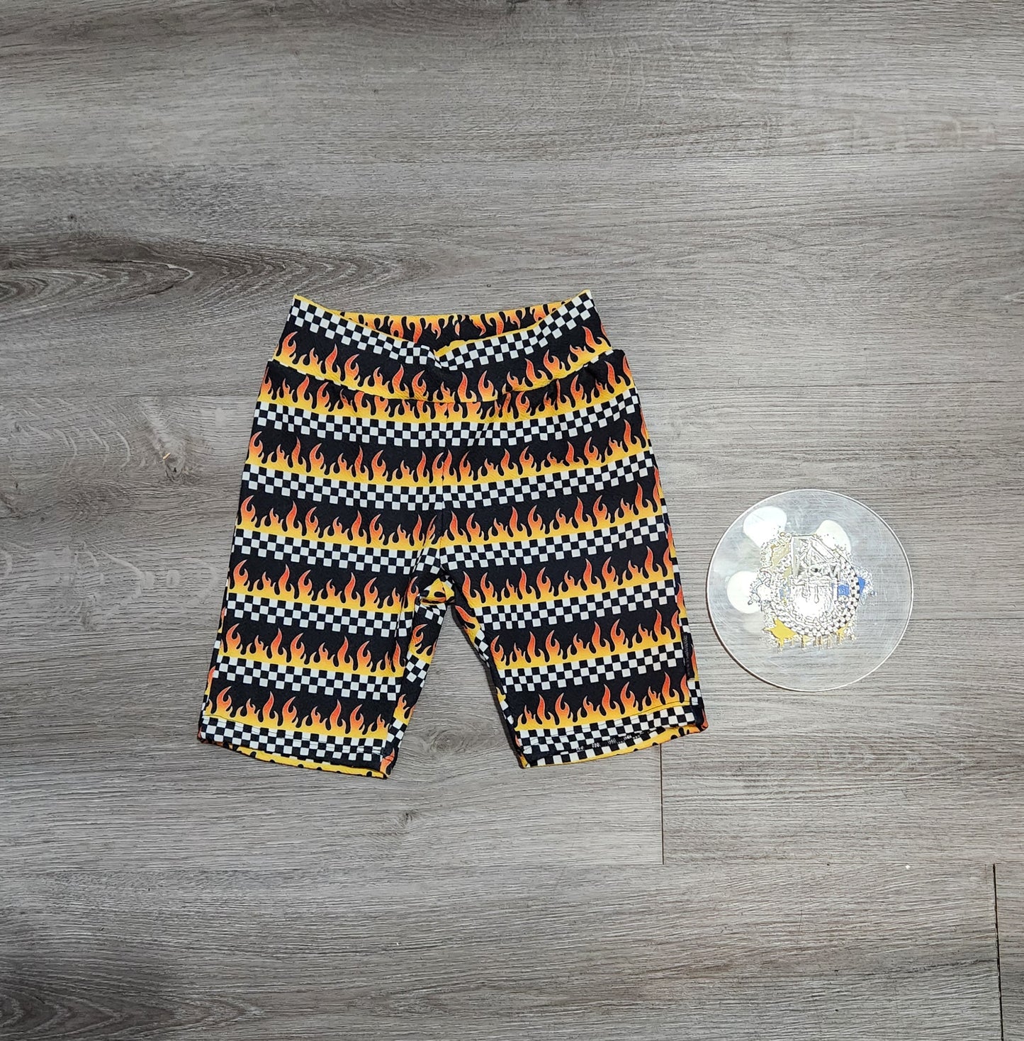 Checkered Flame Handmade