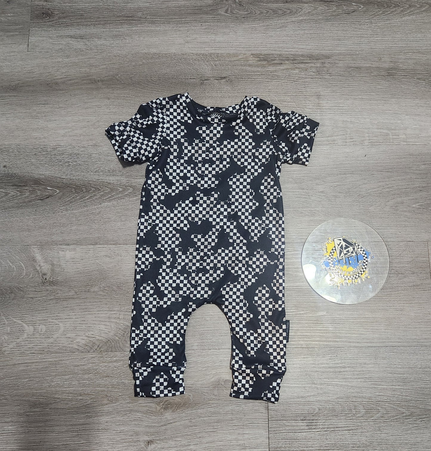 Acid Punk Checker Handmade